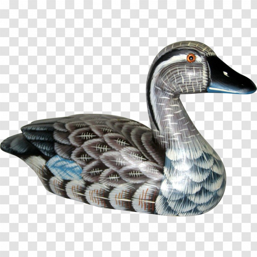 Goose Duck Fauna Figurine Teal Transparent PNG