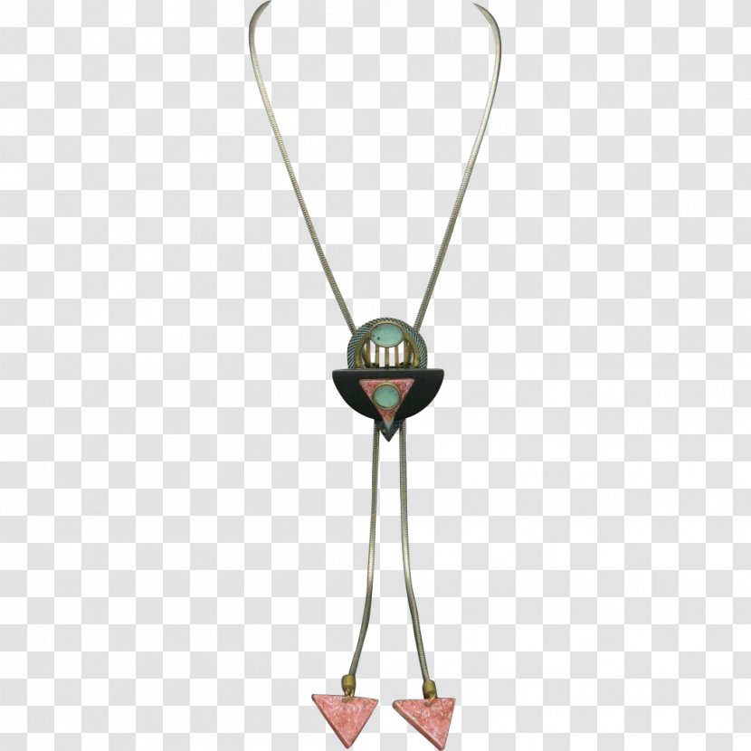 Charms & Pendants Bolo Tie Necklace Jewellery Costume Jewelry - Ruby - Memphis Style Transparent PNG