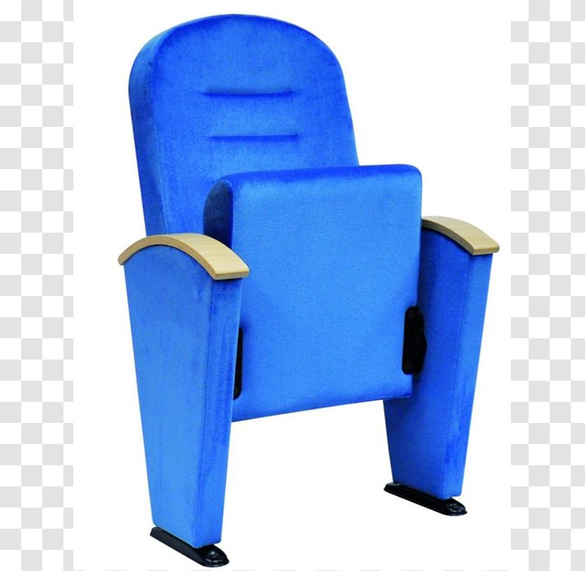 Chair Cinema Biostaden Uddevalla - Electric Blue - Swedish Bio Svenska MechanismChair Transparent PNG