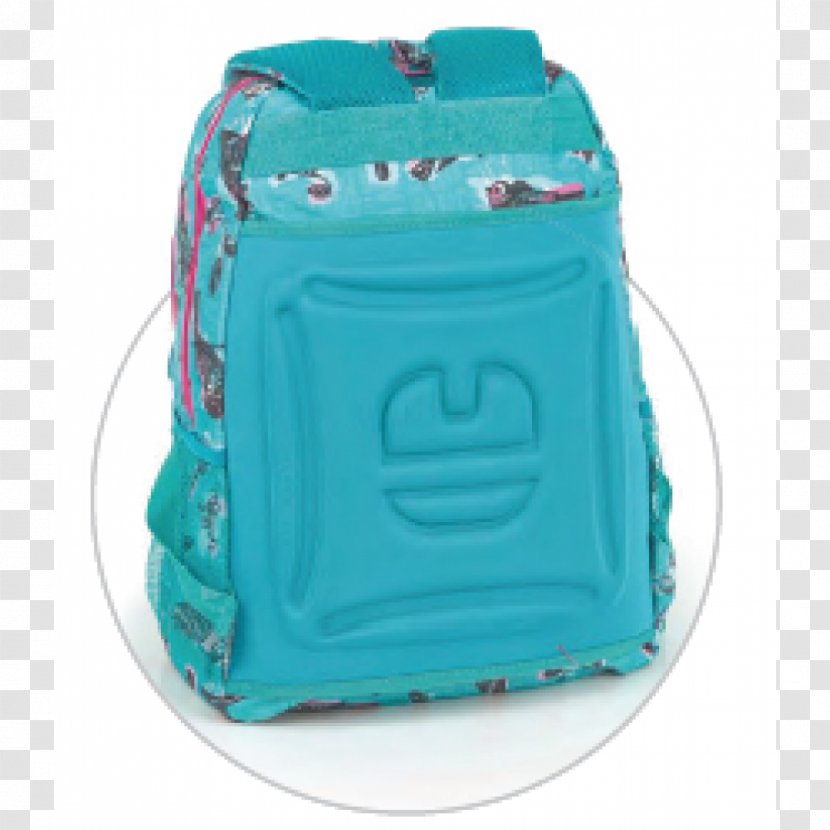 Turquoise Bag Backpack - Electric Blue Transparent PNG
