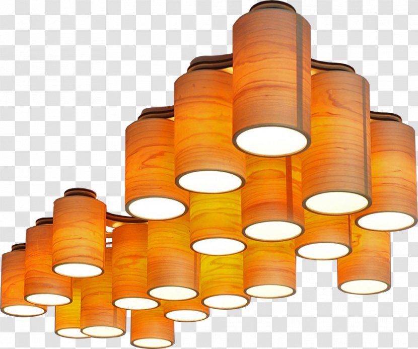 Lighting Ceiling Wood Design - Wooden Pendant Transparent PNG