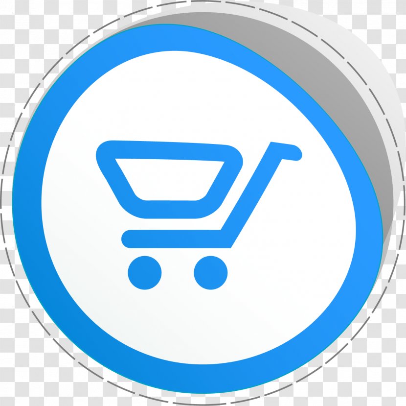 Label Icon - Symbol - Blue Simple Shopping Cart Transparent PNG