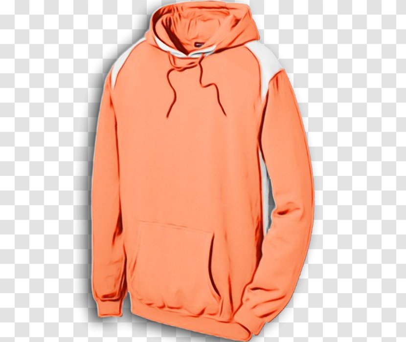 Orange - Sweatshirt - Top Peach Transparent PNG