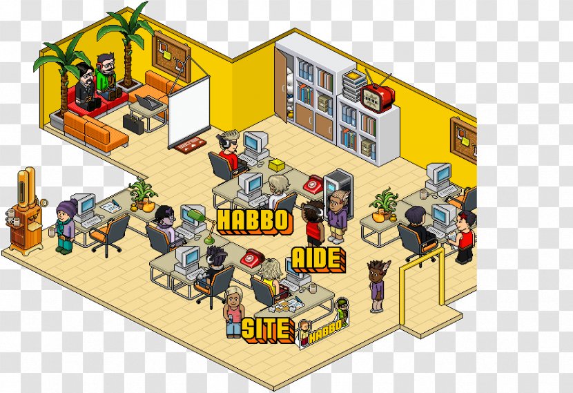 Habbo Toy Recreation Animated Cartoon Transparent PNG