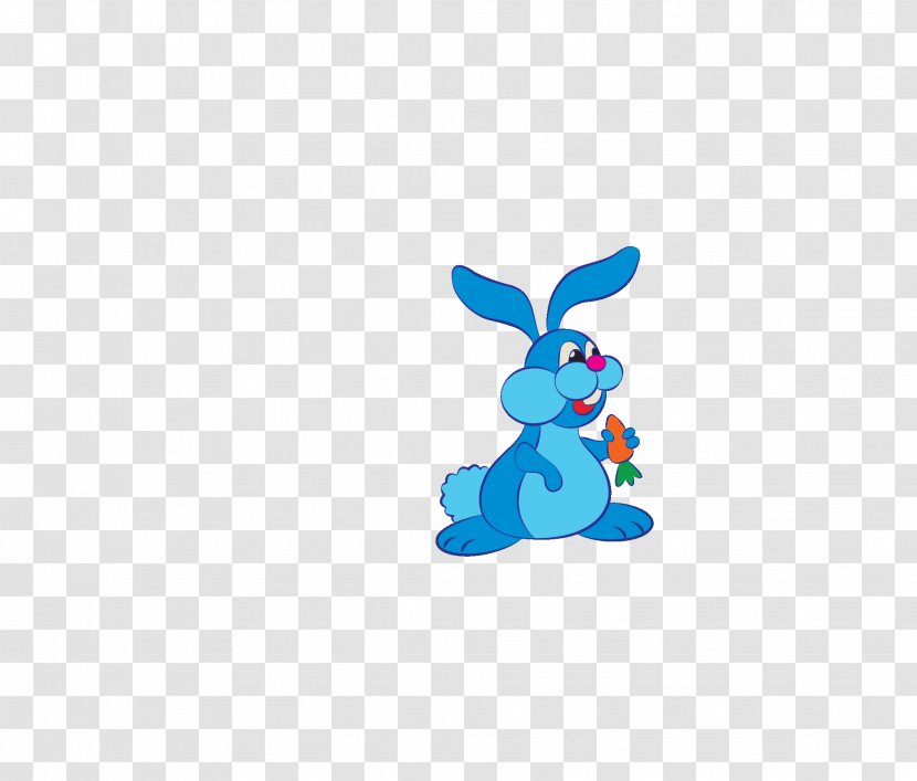 Rabbit Letter Language Vocabulary Game - Alphabet - Blue Bunny Carrot Transparent PNG