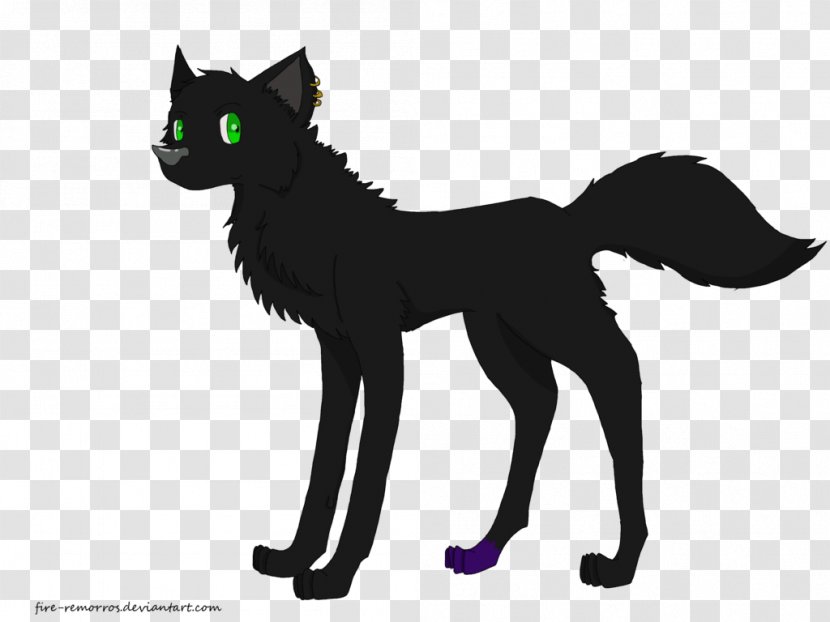 Dog Whiskers Cat Fur Cartoon - Black M Transparent PNG