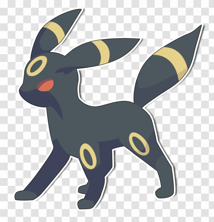 Umbreon Eevee Pokémon Espeon Flareon - Pokemon - Minimalist Art Transparent PNG