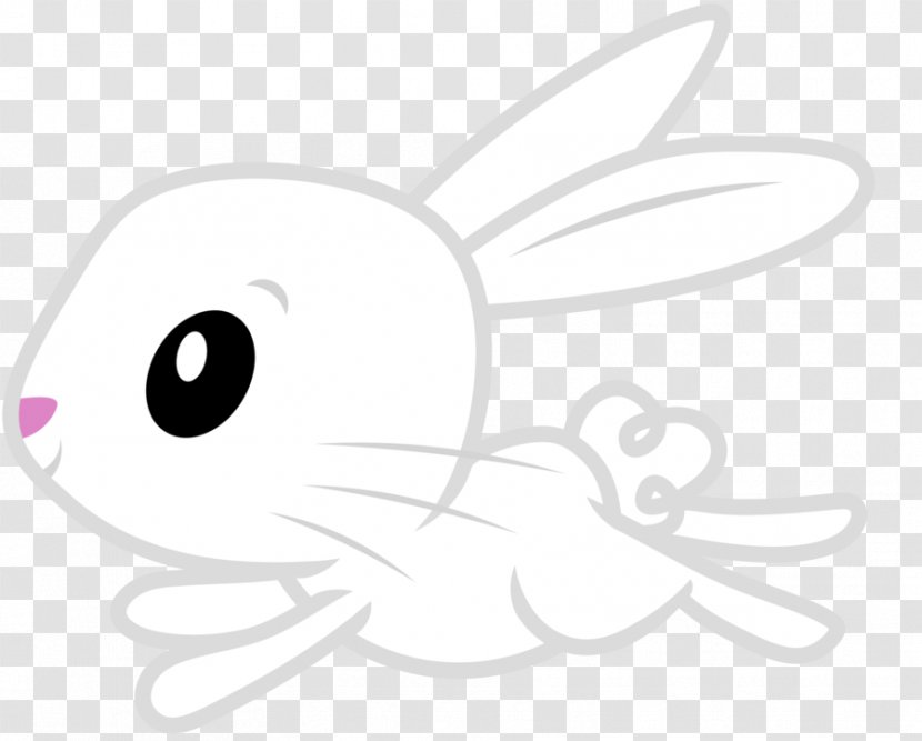 Angel Bunny Pinkie Pie Twilight Sparkle Line Art - Tree - Rabbits Vector Transparent PNG