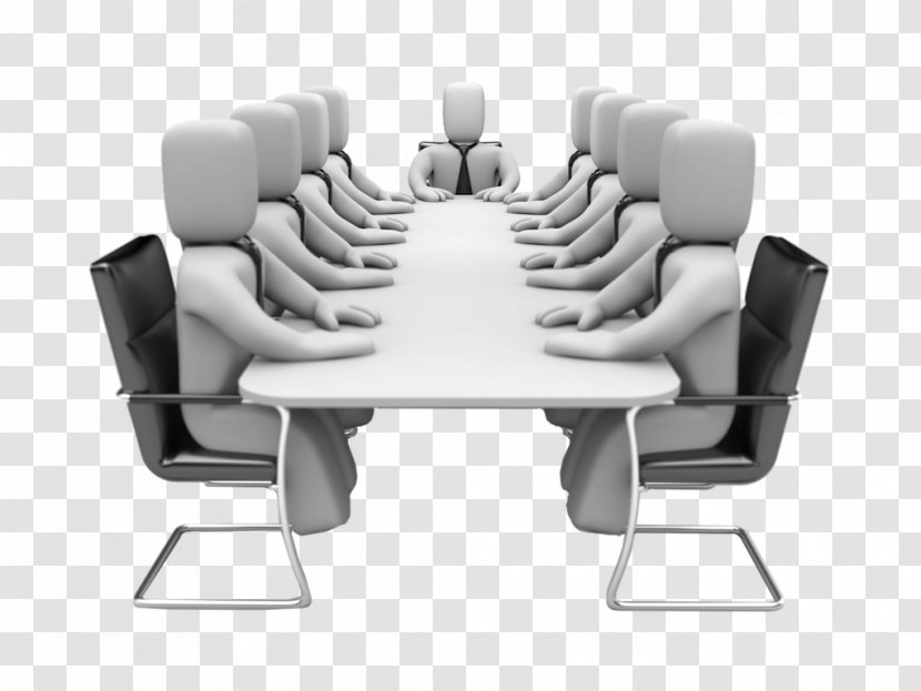 Businessperson Marketing Service Business Plan - Furniture - Meeting Transparent PNG