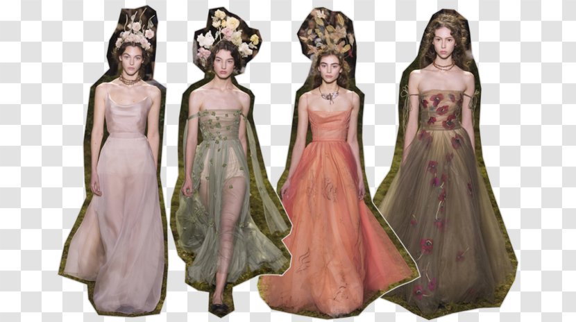 Gown Model Dress Fashion Haute Couture - Watercolor - Christian Dior Transparent PNG