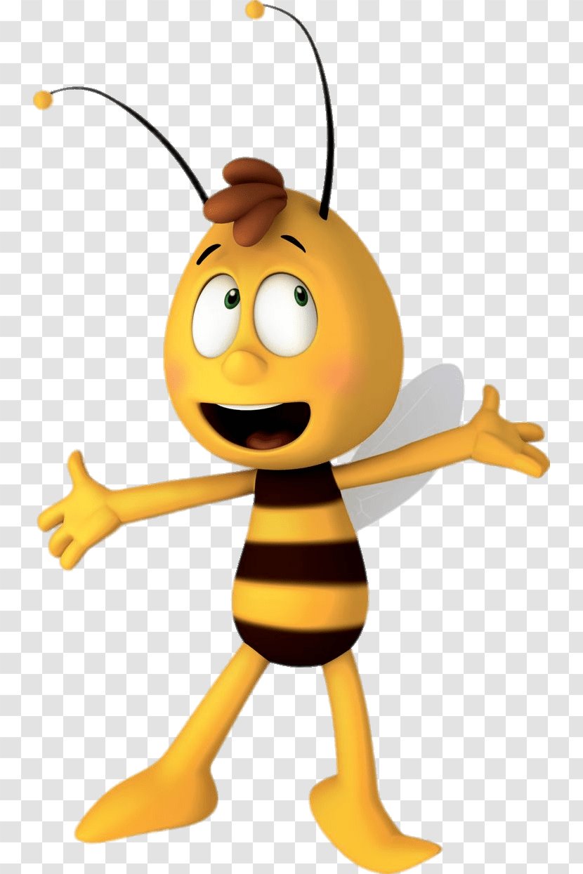 Maya The Bee Insect Honey Clip Art - Smiley Transparent PNG