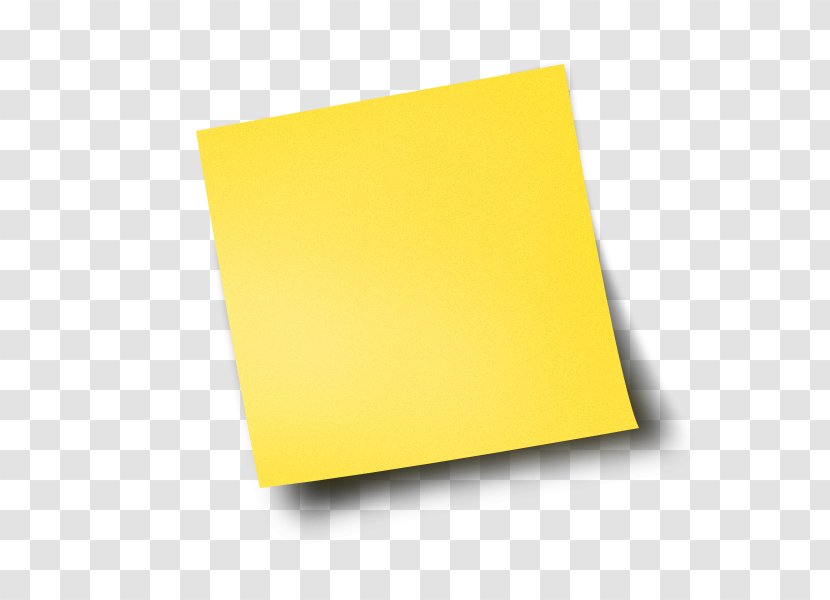 Square Rectangle - Material - Post-it Transparent PNG