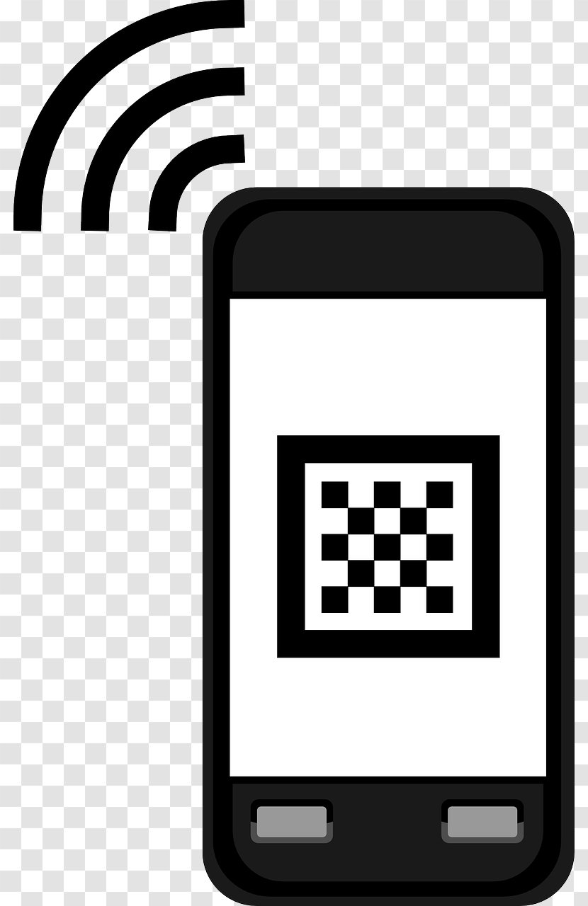 QR Code Barcode Image Scanner Clip Art - Telephony - Phone Computer Icon Transparent PNG