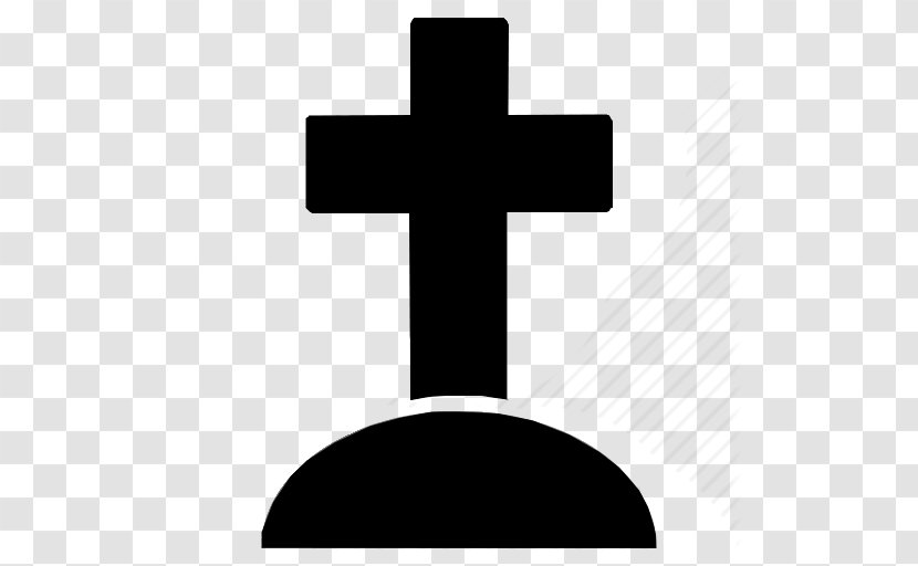 Cemetery Headstone Tomb Christian Cross - Funeral Transparent PNG