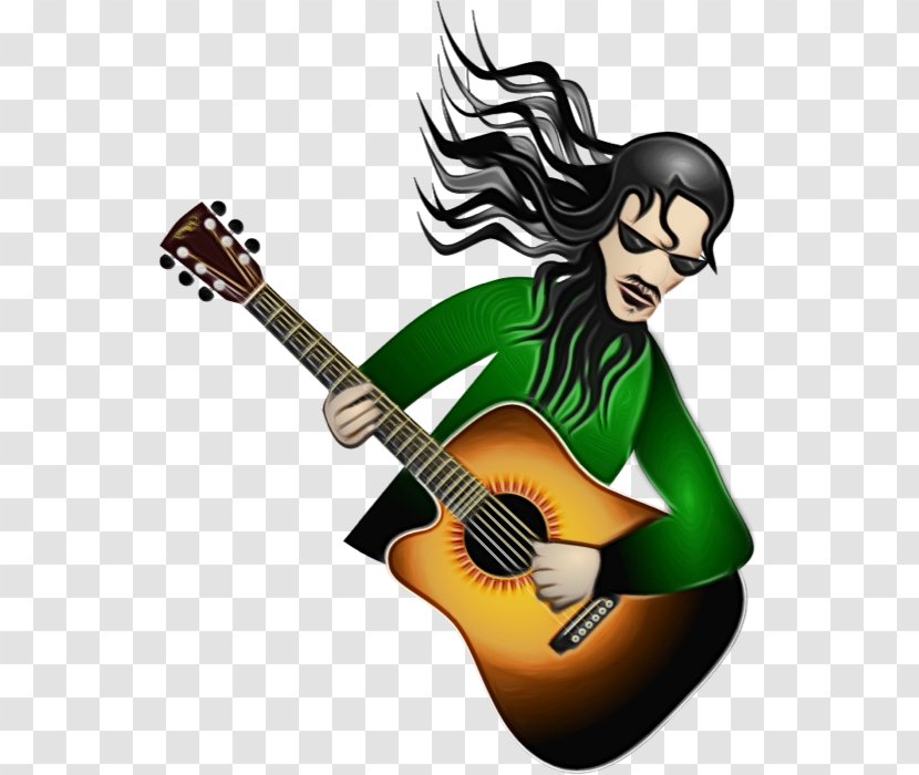 Microphone Cartoon - Music Guitar Accessory Transparent PNG