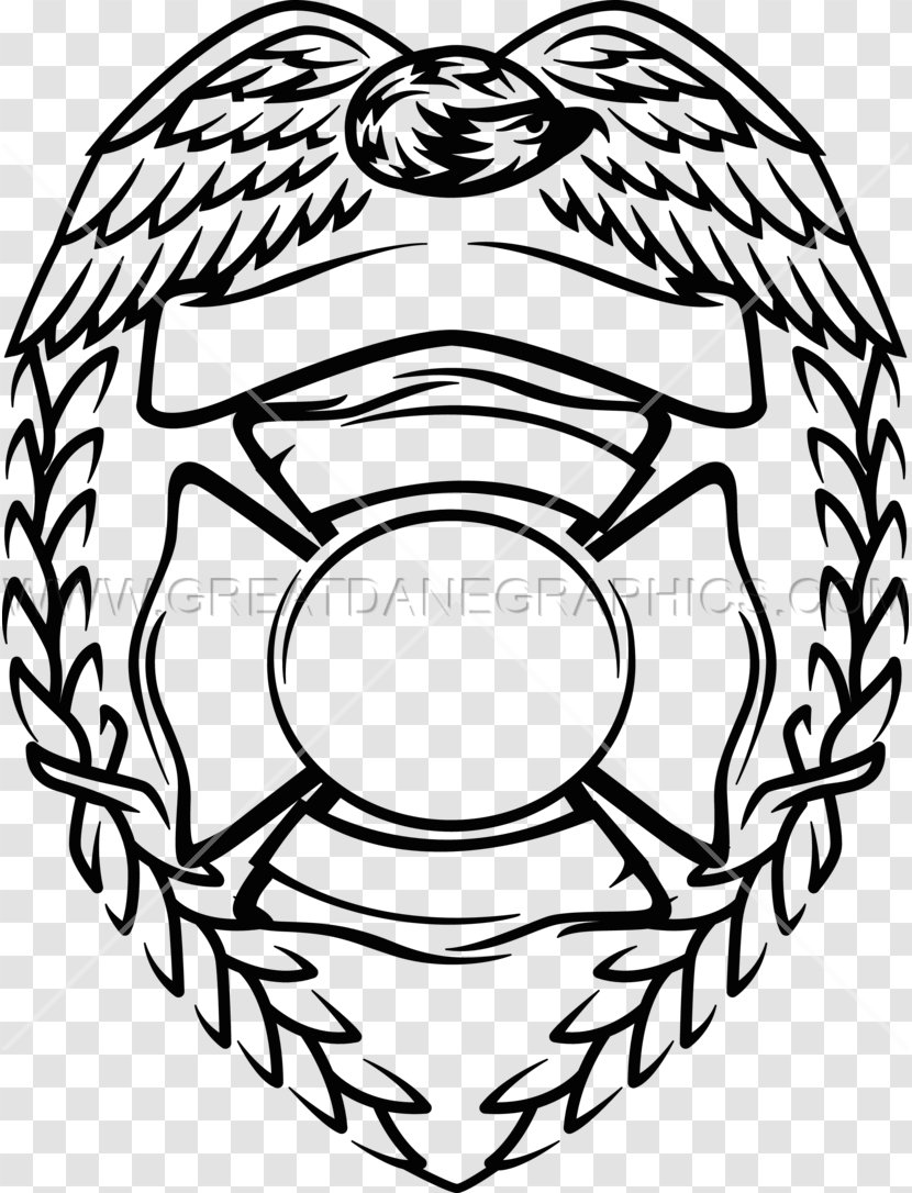 Firefighter Fire Department Badge Police Clip Art - Artwork - Transfer VinylPrinting Transparent PNG