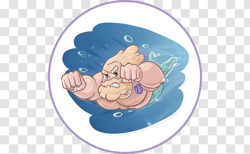 Thumb Cartoon Organism - Finger - Merman Transparent PNG