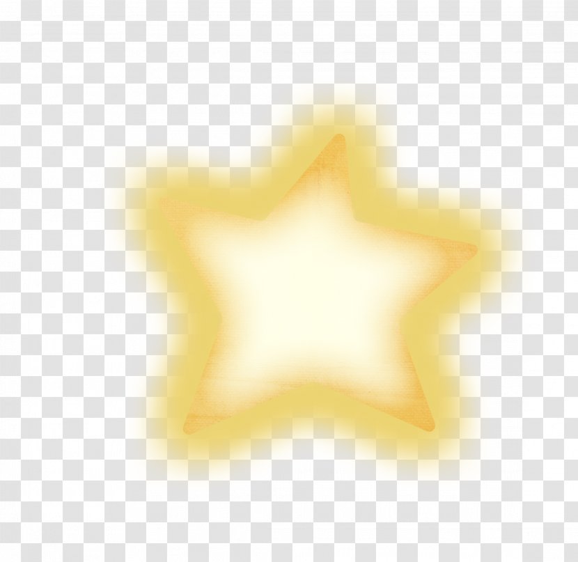 Yellow Star Sky Wallpaper - Pattern - Five-pointed Transparent PNG