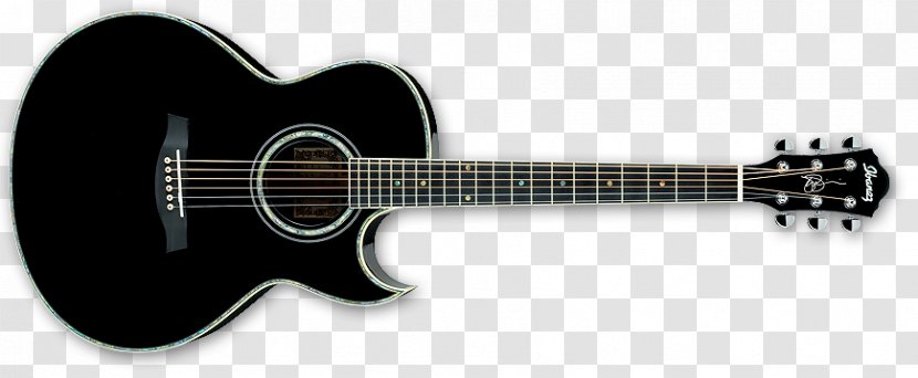 Acoustic Guitar Acoustic-electric Cutaway Takamine Guitars - Silhouette Transparent PNG