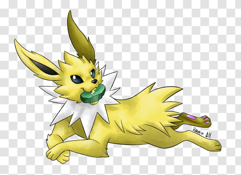 Jolteon Pokémon Gold And Silver Eevee Vaporeon - Cat Like Mammal - Pokemon Transparent PNG