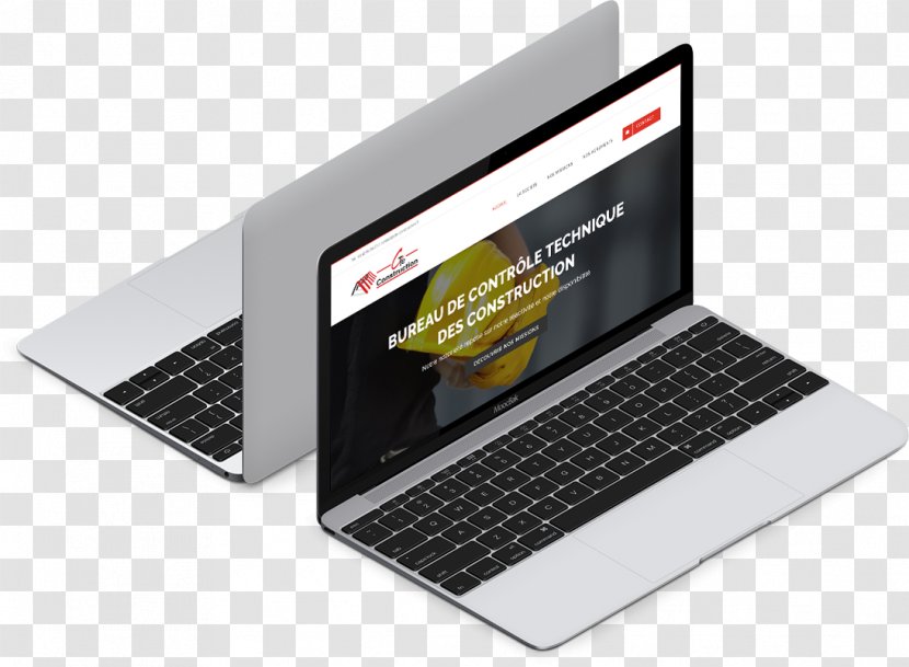 Mockup Web Indexing Netbook Design - Macbook Transparent PNG