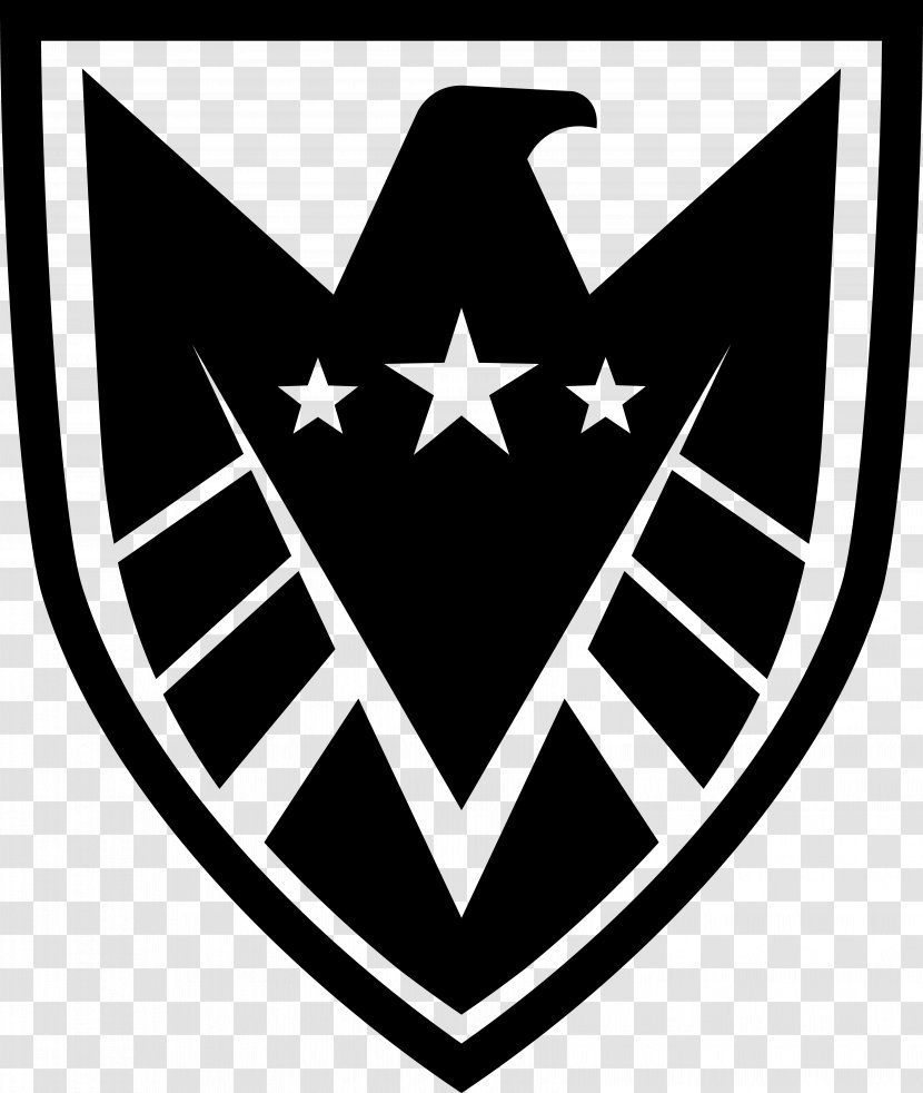 S.H.I.E.L.D. Logo Marvel Cinematic Universe Decal - Comics - Black Shield Transparent PNG