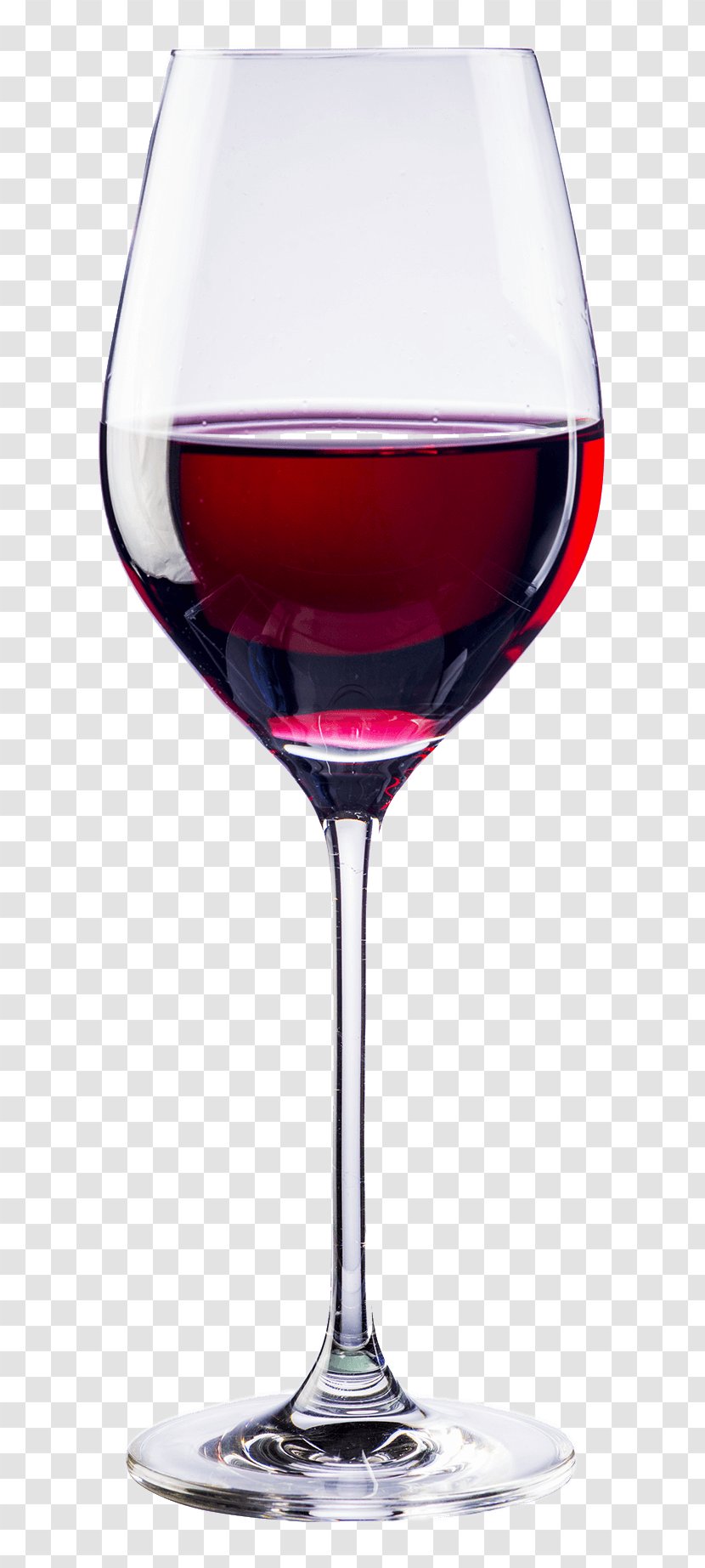 Red Wine Glass Tasting Bottle - Champagne Stemware Transparent PNG