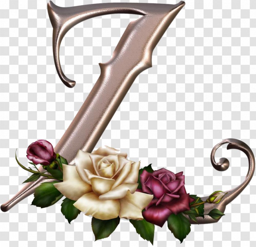 Alphabet Letter Z Rose G - Flower Arranging - Corona Transparent PNG