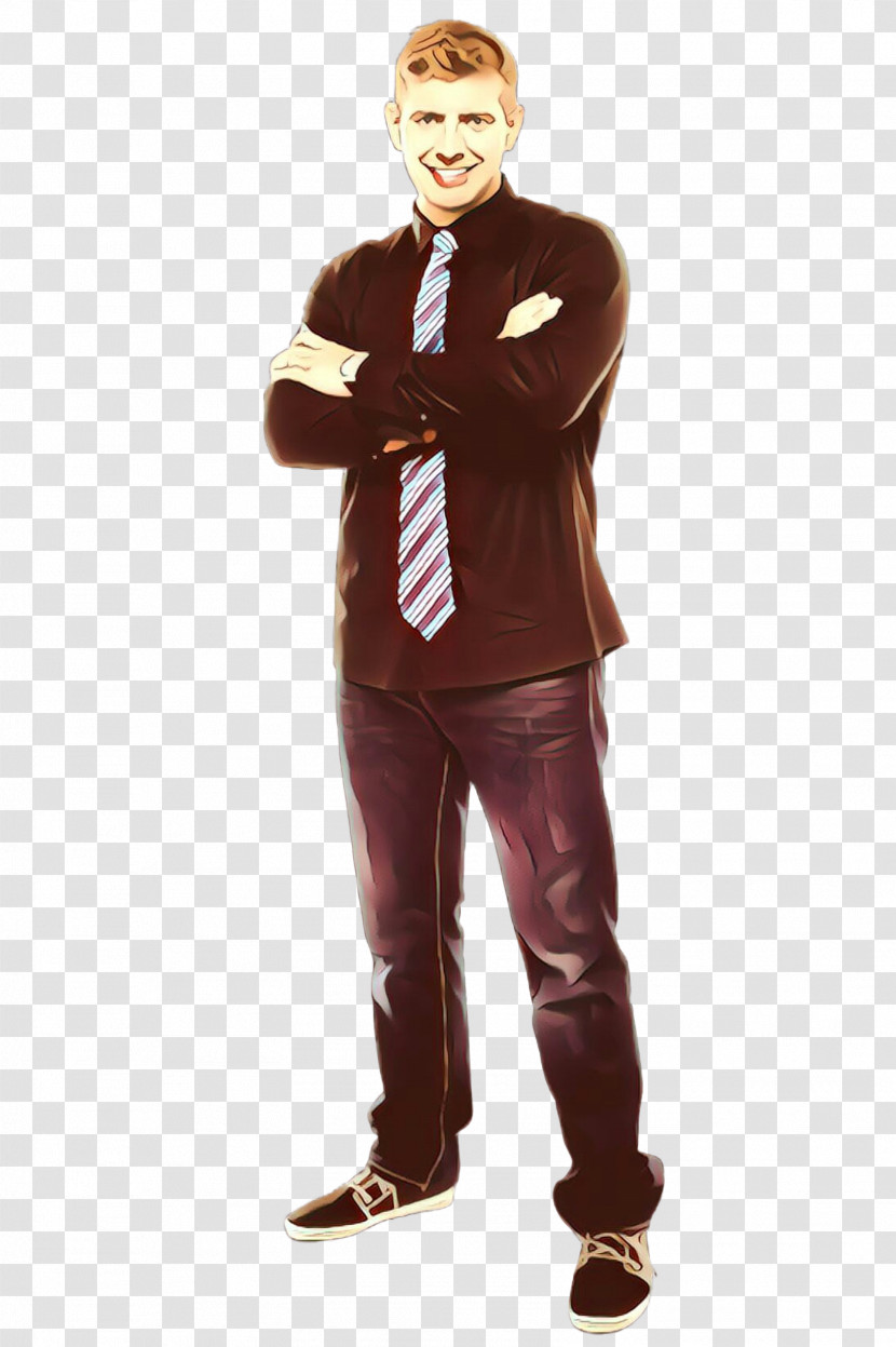 Standing Gentleman Male Suit Gesture Transparent PNG