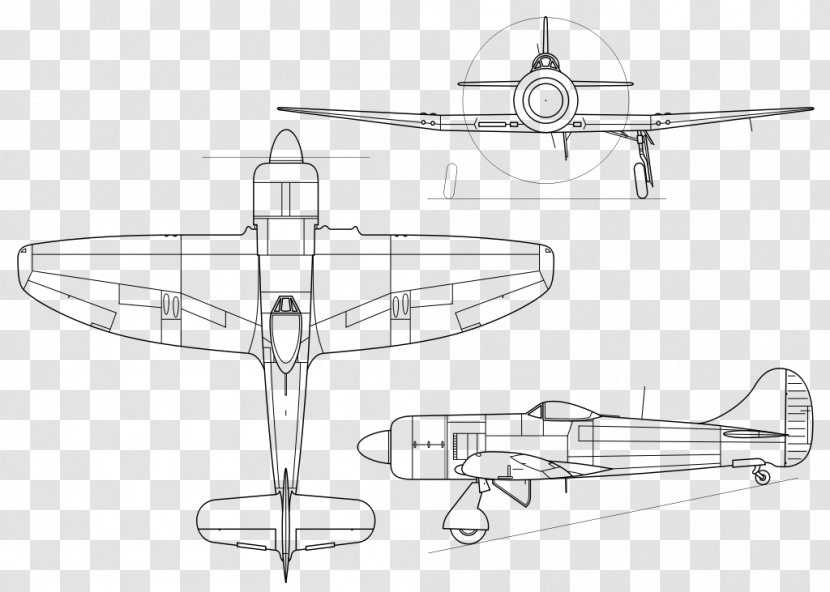 Hawker Tempest Typhoon Eurofighter Airplane Sea Fury - Wing - Civil Aviation Transparent PNG