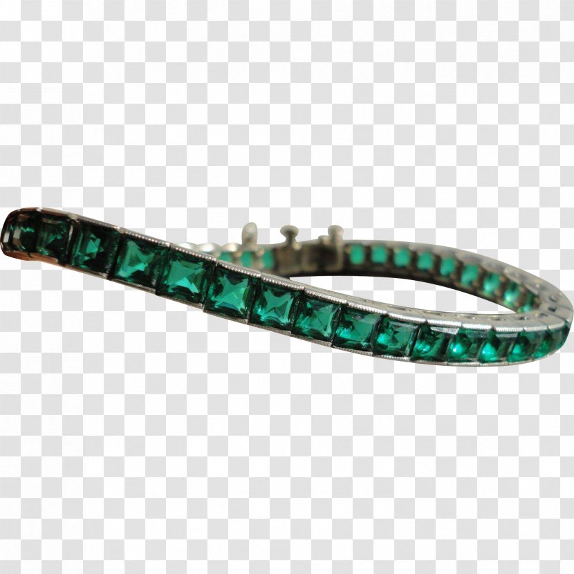 Emerald Bangle Bracelet Turquoise Transparent PNG