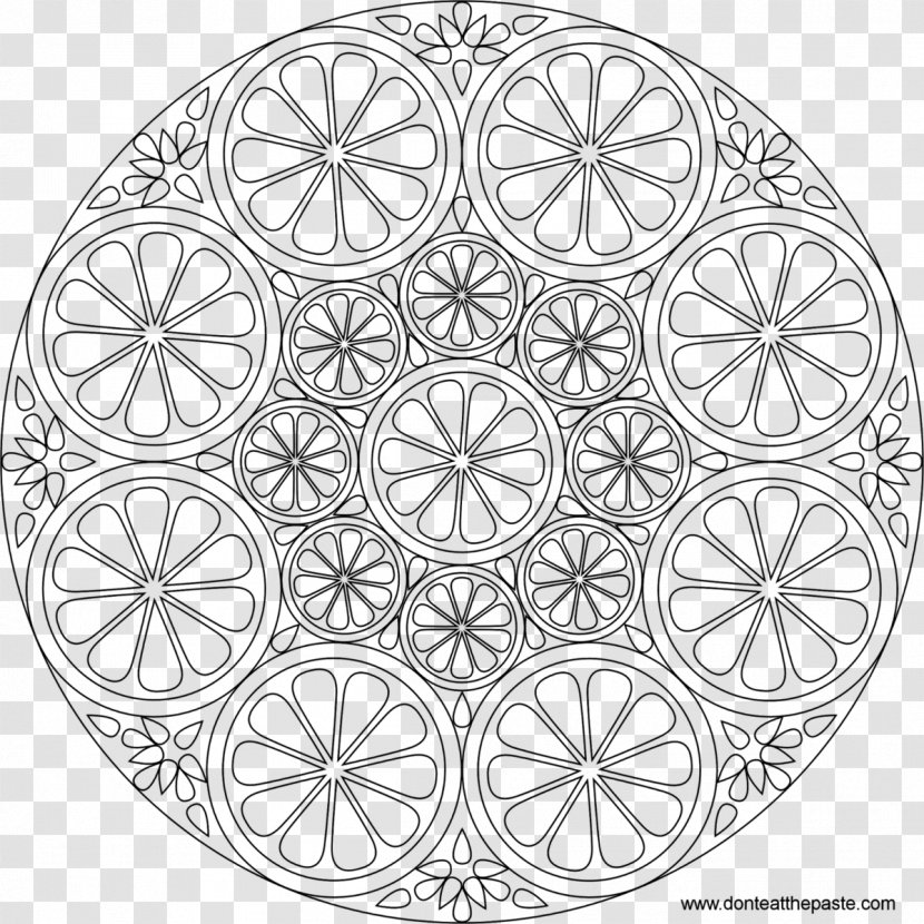 Coloring Book Mandala Child Doodle Adult - Sacred Transparent PNG