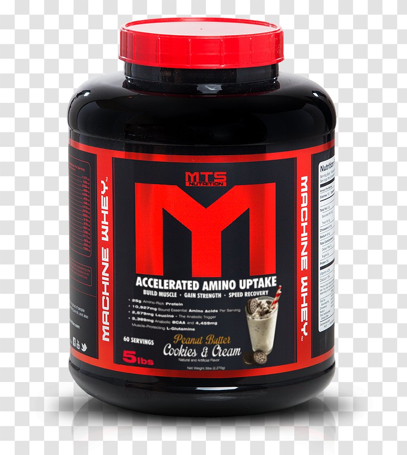 MTS Nutrition Machine Whey Protein 5lbs. - American Apple Pie 5lbs.American PieCream Butter Transparent PNG