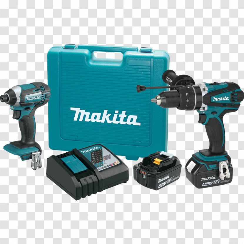 Makita XT269 Cordless Power Tool - Silhouette - Drill Transparent PNG