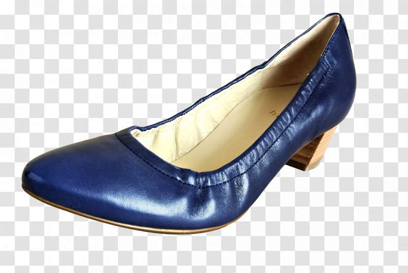 Electric Blue Cobalt Footwear Shoe - Basic Pump - England Tidal Shoes Transparent PNG