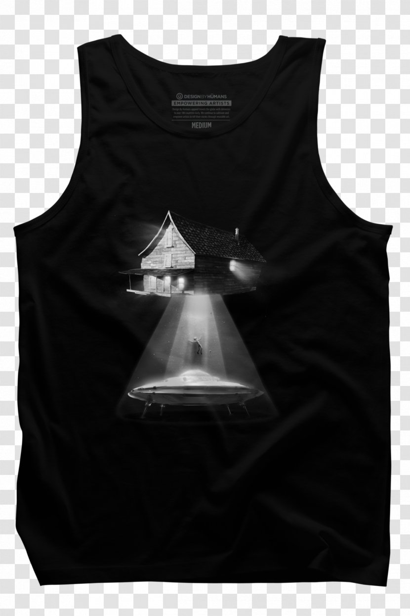 Gilets T-shirt Sleeveless Shirt Neck - Black M - Abduction Transparent PNG