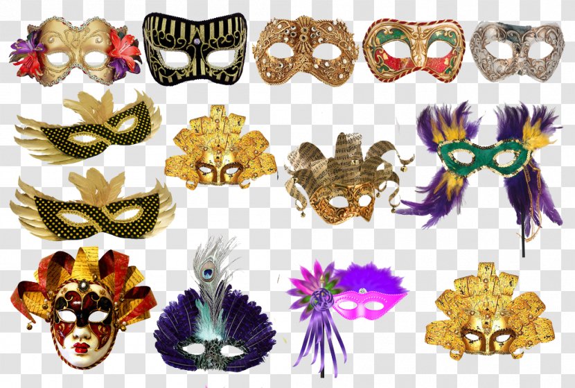 Mask Carnival Masquerade Ball - Halloween Transparent PNG