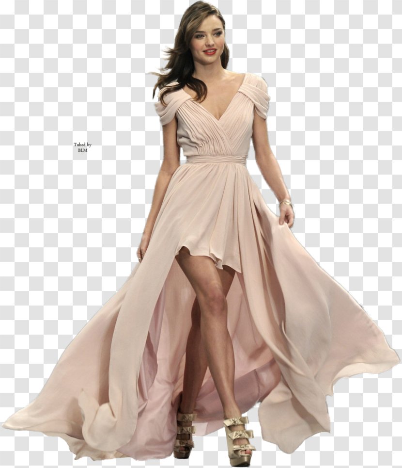 Dress Model Evening Gown Fashion Prom - Frame - Miranda Kerr Transparent PNG