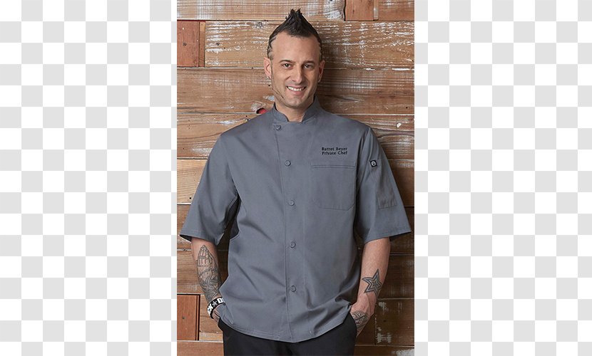 T-shirt Chef's Uniform Coat Sleeve - Restaurant Transparent PNG
