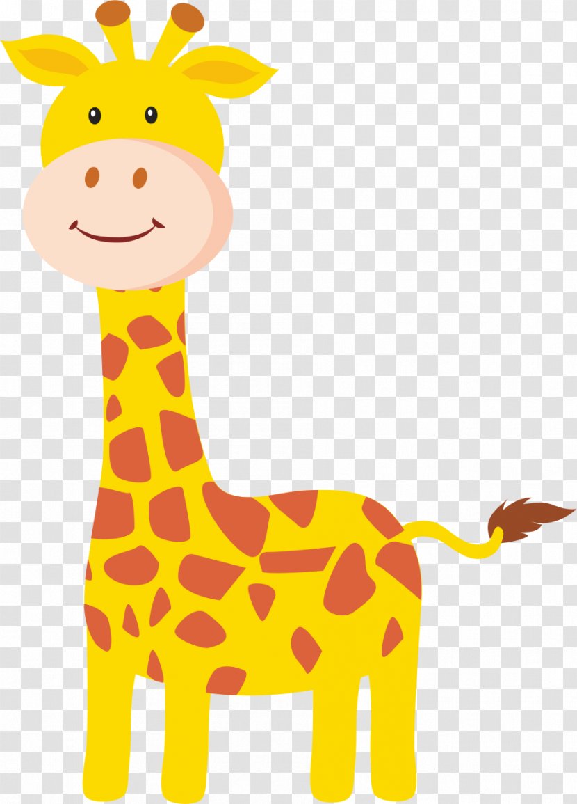 Baby Jungle Animals Zoo Clip Art - Giraffe - Decoration Transparent PNG