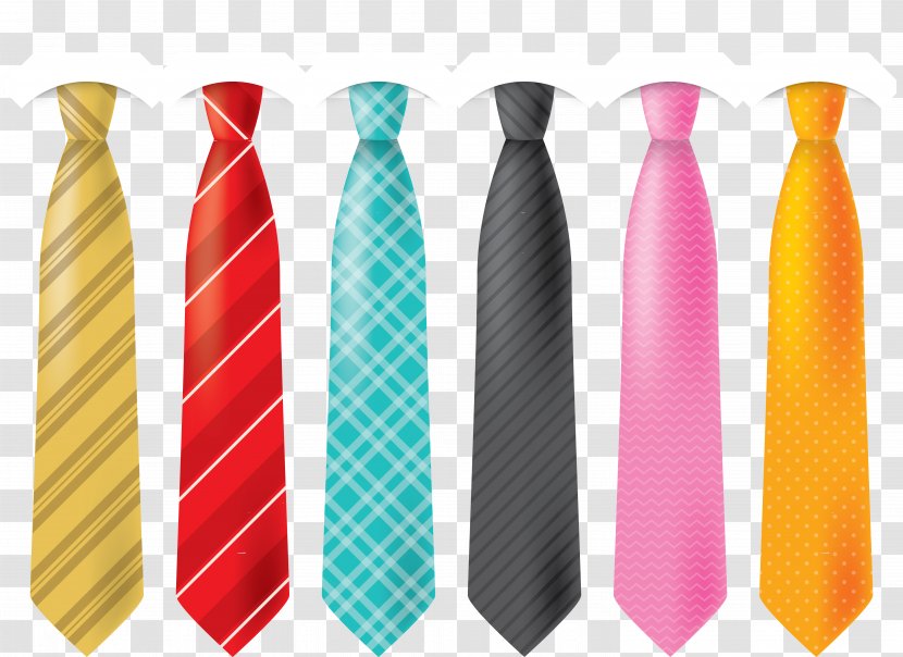 Necktie T-shirt Euclidean Vector - Gratis - Color Tie Transparent PNG