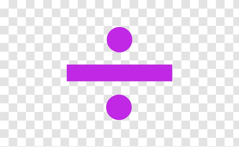 Obelus Division Emoji Mathematics Number - Science - Dividing Clipart Transparent PNG