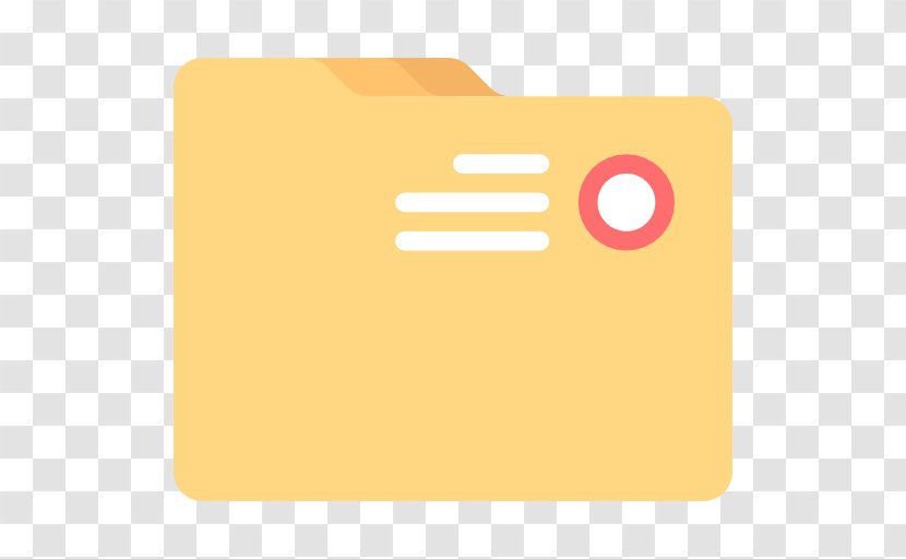 Logo Directory Icon - Yellow - A Folder Symbol Transparent PNG