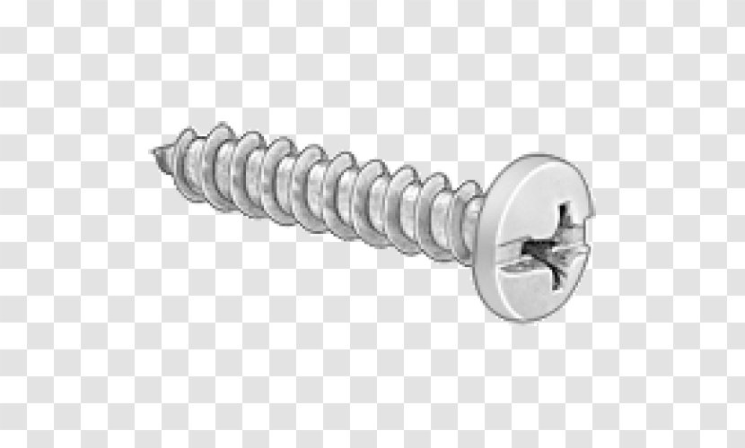 Self-tapping Screw ISO Metric Thread Iron - Hardware Transparent PNG
