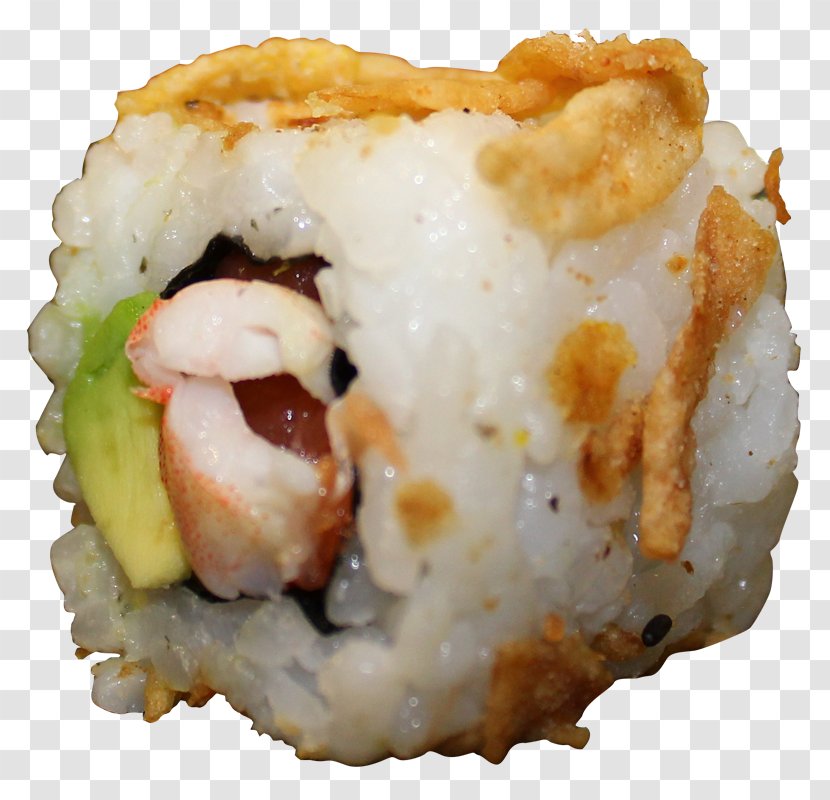 California Roll Sushi Tempura Makizushi Crispy Fried Chicken - Meat - Pancake Rolled With Crisp Fritter Transparent PNG
