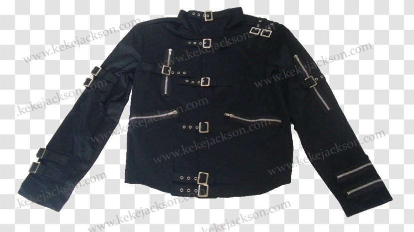 Leather Jacket Outerwear Sleeve - Michael Jackson Smooth Criminal Transparent PNG