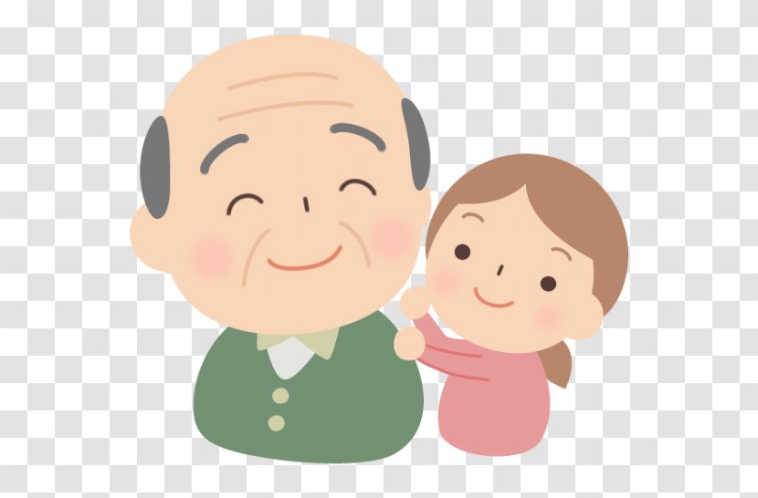 Respect For The Aged Day Grandfather Child Grandparent - Cartoon Transparent PNG
