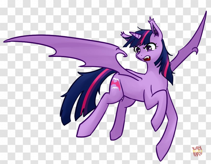 Pony Rarity Twilight Sparkle Applejack Fluttershy - Frame - Bat Transparent PNG
