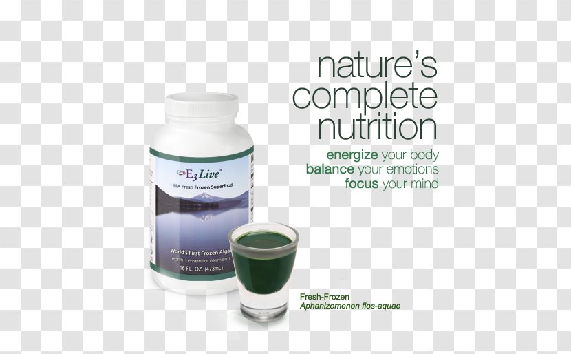 Dietary Supplement Aphanizomenon Flos-aquae Upper Klamath Lake Blue-green Bacteria Liquid - Bottle - Breakfest Transparent PNG