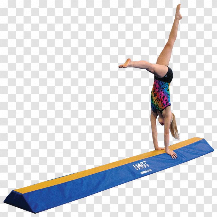 Sport Balance Beam Artistic Gymnastics Mat - Acrobatics - Beams Transparent PNG